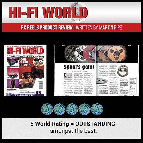 HI-FI World's Martin Pipe Reviews RX Reels