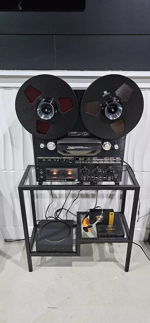 Carbon Fiber 10.5&quot; Tape Reel - Edge Design in Garnet Metallic