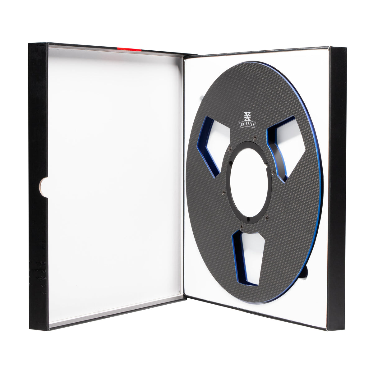 Carbon Fiber 10.5&quot; Tape Reel - Edge2 Design in Cobalt Blue Metallic