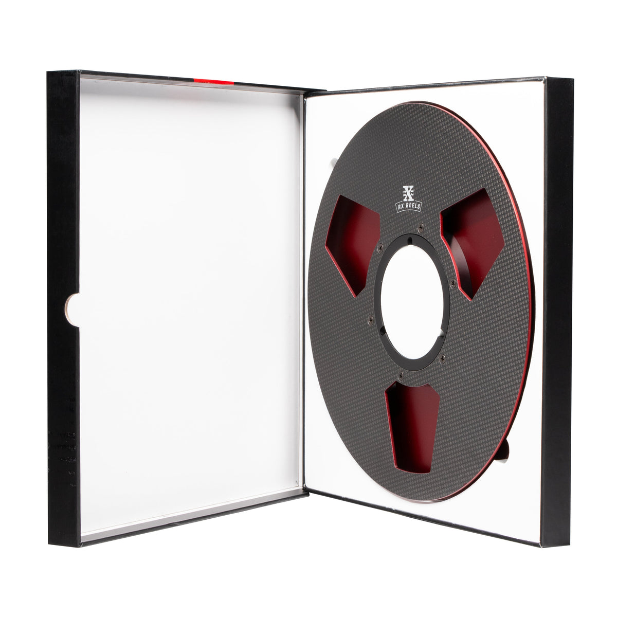 &quot;B&quot; Stock - Carbon Fiber 10.5&quot; Tape Reel - Edge Design in Garnet Metallic