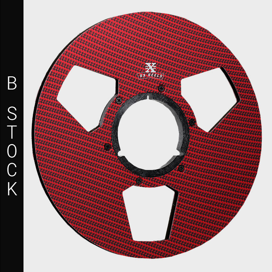 &quot;B&quot; Stock - Carbon Fiber 10.5&quot; Tape Reel in Arena Red Carbon