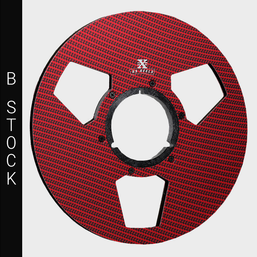 "B" Stock - Carbon Fiber 10.5" Tape Reel in Arena Red Carbon