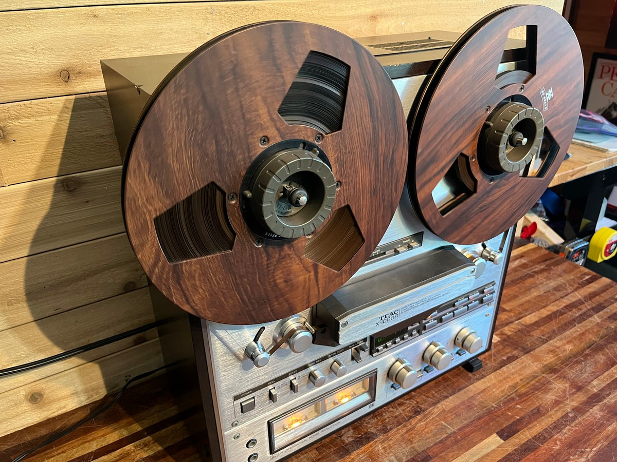 Carbon Fiber 10.5&quot; Tape Reel in Brazilian Rosewood