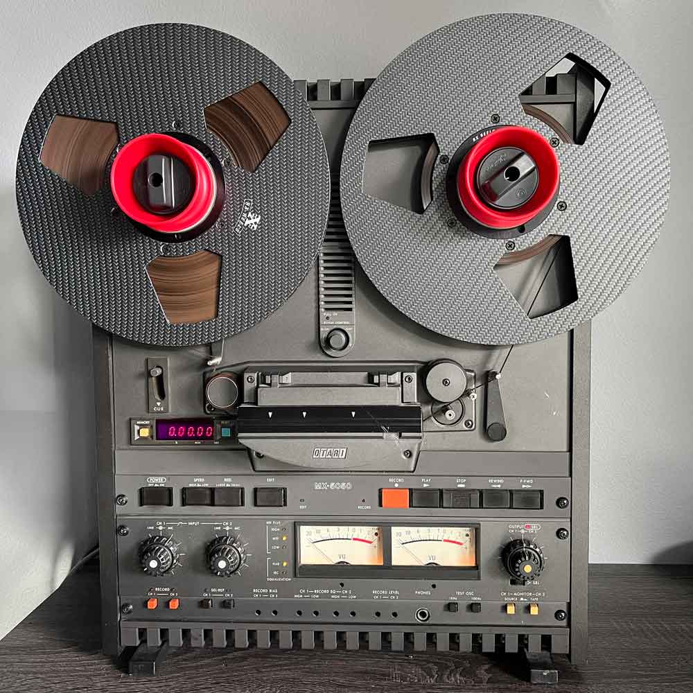 Carbon Fiber 10.5" Tape Reel RX Reels Charcoal Chrome Carbon