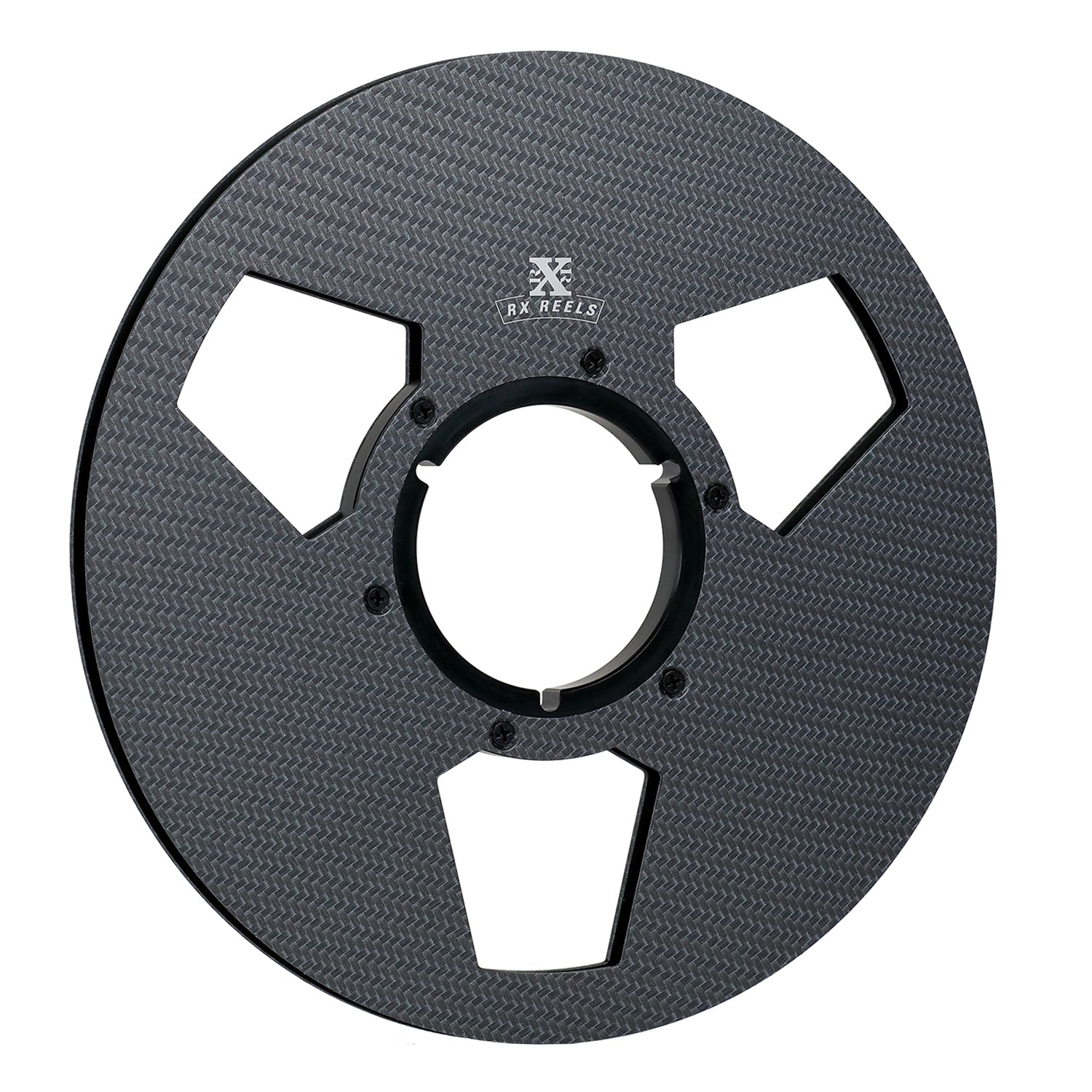 Carbon Fiber 10.5" Tape Reel RX Reels Charcoal Chrome Carbon