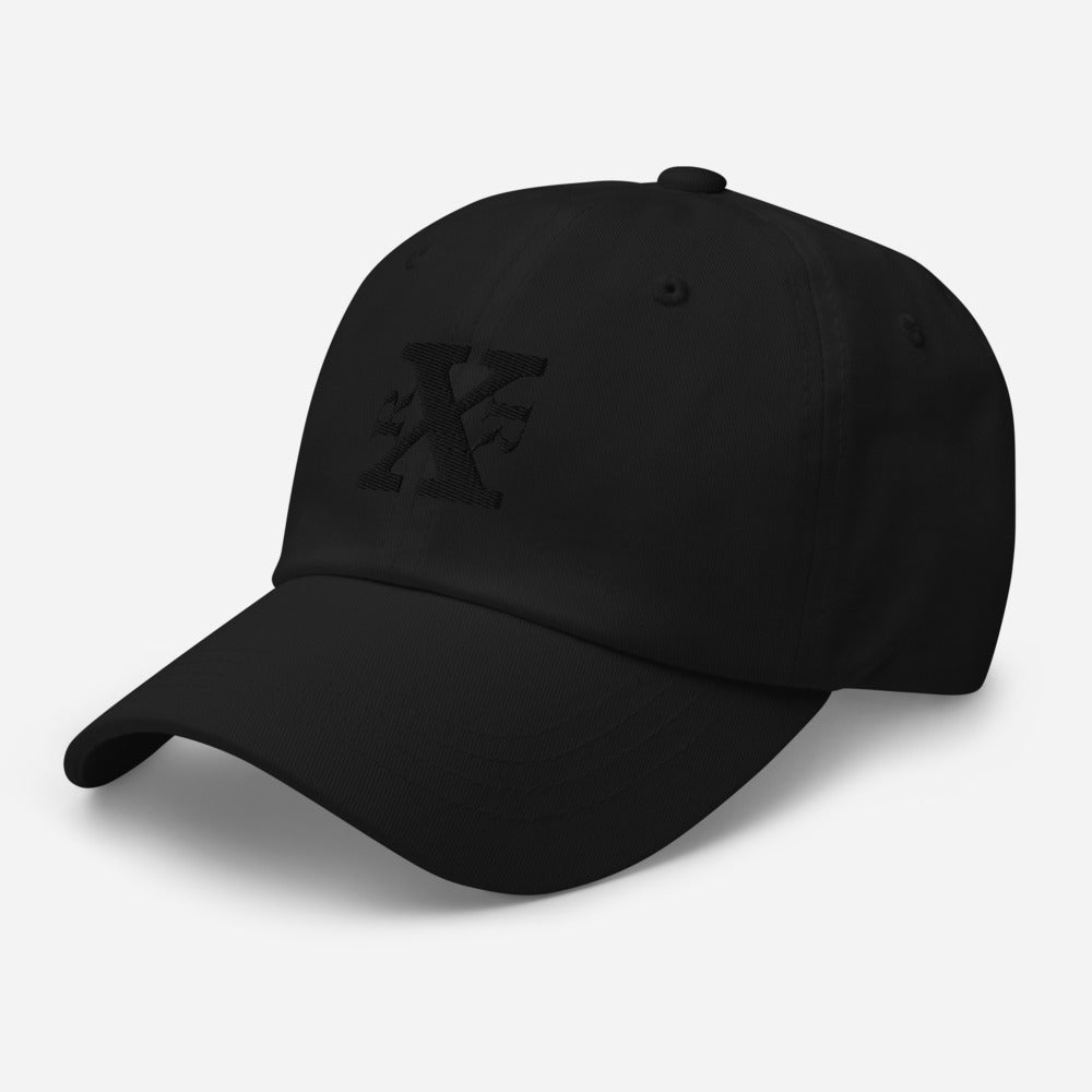 RXR Embroidered/Branded Classic Hat - Black on Black